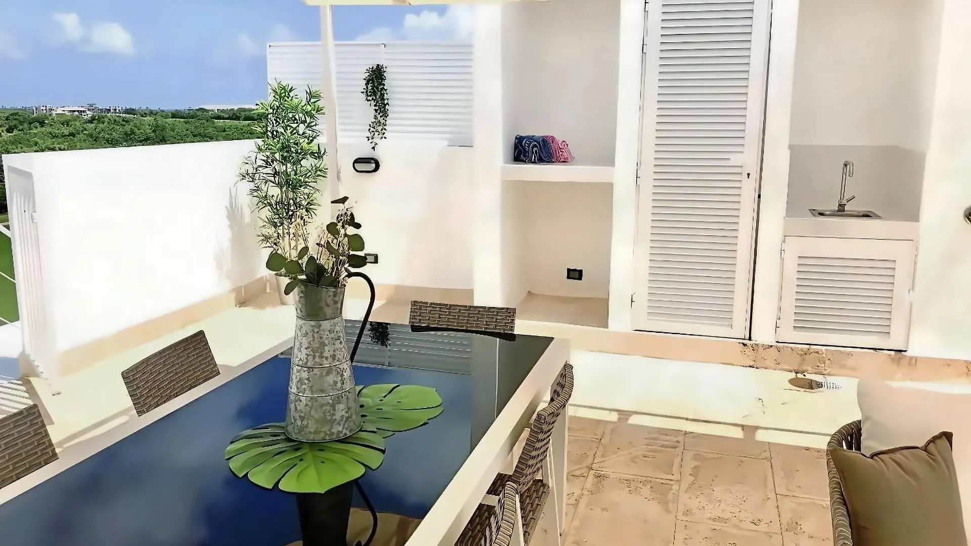 Cana Rock Condos Penthouse Vista Espectacular Golf & Jacuzzi B-336 푼타 카나 0*,  도미니카 공화국
